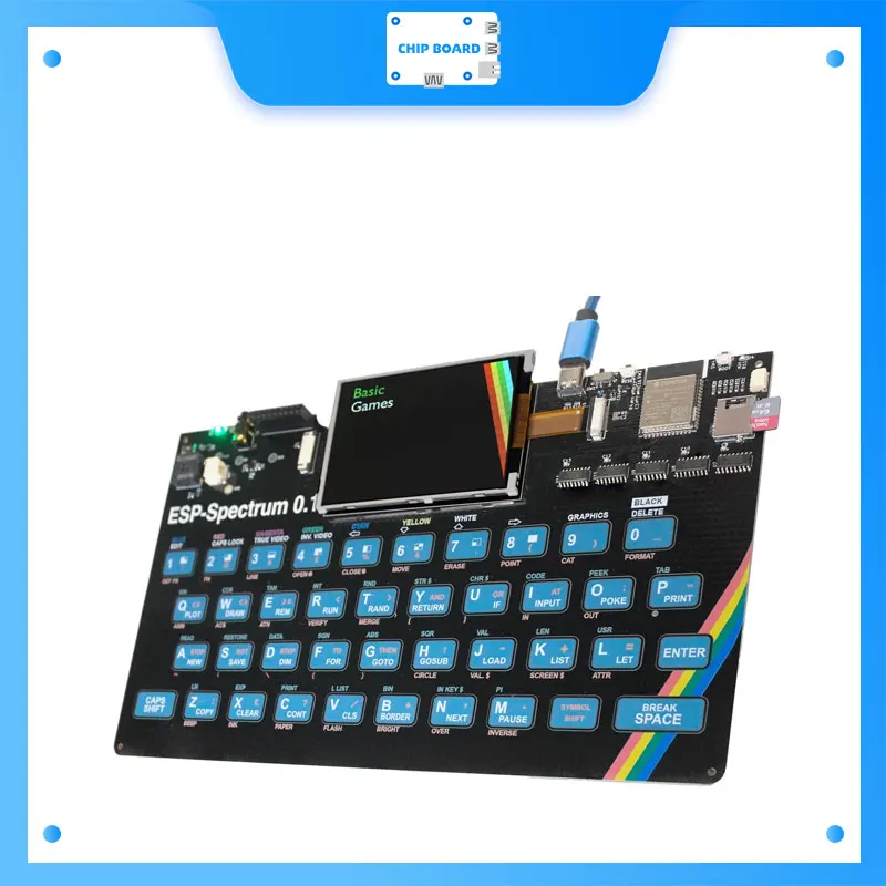 ESP32 Rainbow SBC: Emulador de espectro ZX com teclado e display integrados