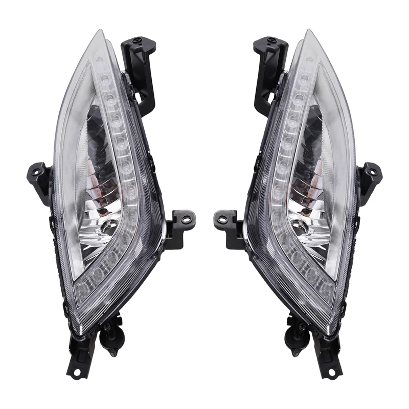 

X39A-For Hyundai Elantra GT I30 2012-2016 LED Fog Lamps Fog Light Foglamp Car Accessories Front Bumper Replacement Parts