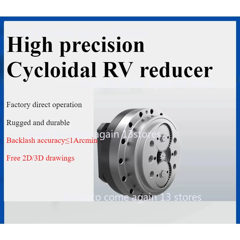 RV-40E With Flange Gearbox High-precision Cycloidal Pinwheel RV Reducer Semi sealed Fully sealed 750w 1kw Servo Motor Robot Arm