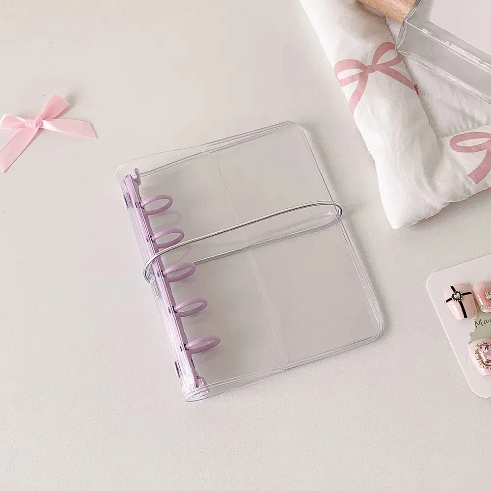 

DIY Nails Album False Nails Display Board Transparent PVC Card Cover Fake Nail Storage Frame Korean Style Large Capacity