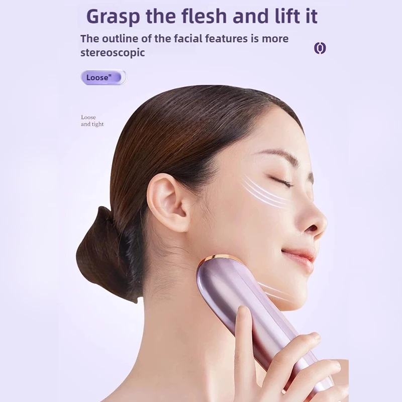 เครื่องนวดหน้าและลำคอ EMS 6 in 1 LED กระชับผิวหน้า ลดเลือนริ้วรอย กระชับสัดส่วน ดูแลผิวหน้า ยกกระชับผิว