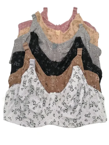Imagen 2 del producto Sujetador de mujer Top de talla grande 115C 115D 110E 110D 105C 105D 100C 100D 95D 90C 90D 85D 85C Push up bh BRAZÓN de algodón cómodo C19