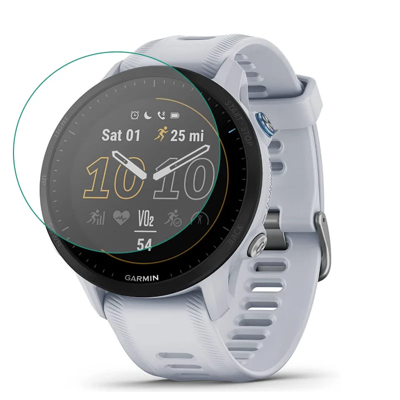 Película protectora transparente de vidrio duro para reloj inteligente Garmin Forerunner 965, cubierta protectora de pantalla Fr965, accesorios para reloj inteligente
