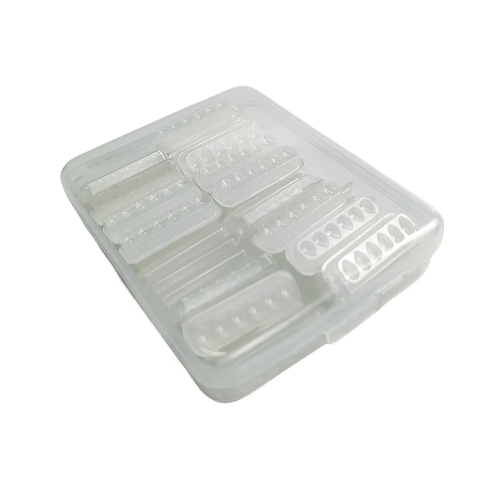 1 box Mixed Color Self Adhering Eyelash Extension Lash Glue Tray Wells Fan maker Private Label Available
