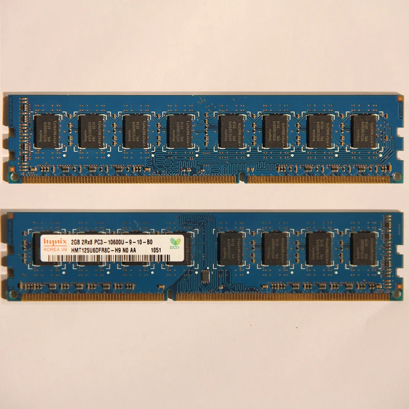 하이닉스 ddr3 데스크탑 ram 2gb 1333mhz 컴퓨터 메모리 DDR3 2GB 2Rx8 PC3-10600U-9-11-B1