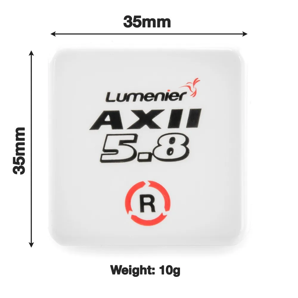 Antena łatkowa Lumenier AXII 5.8GHz LHCP/RHCP