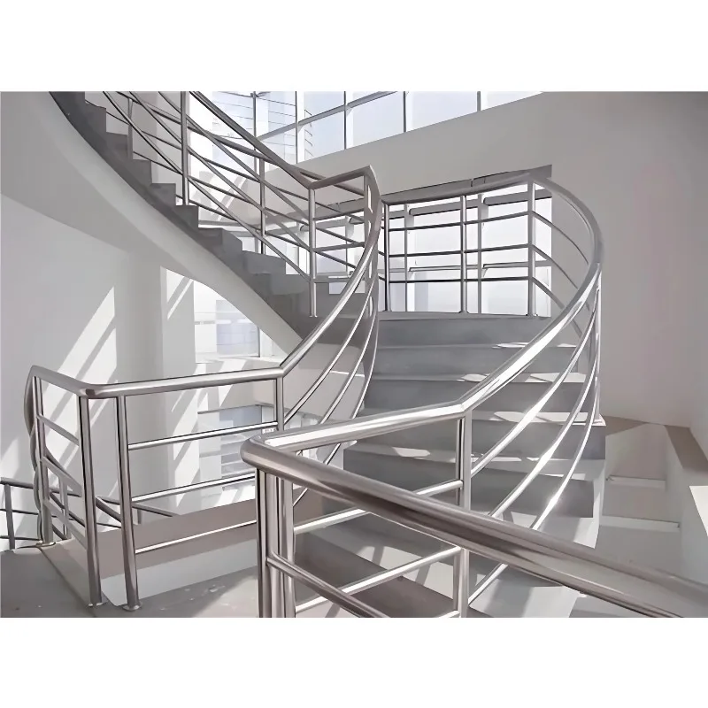 Customization 304 Stainless Steel Hotel Office Building Corridor Railings Handrails Balustrades Protective Platforms Water Rust