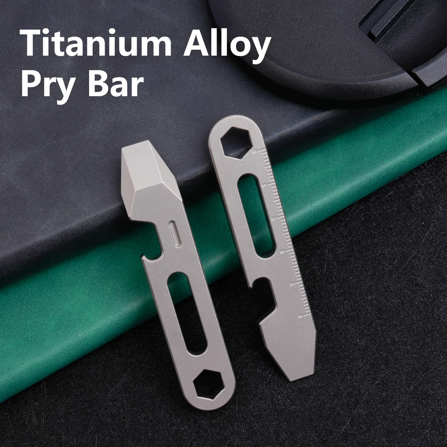 Multifunctional Pry Bar Wrench Small Bottle Opener Outdoor Camping EDC Tools Keychain Accessories