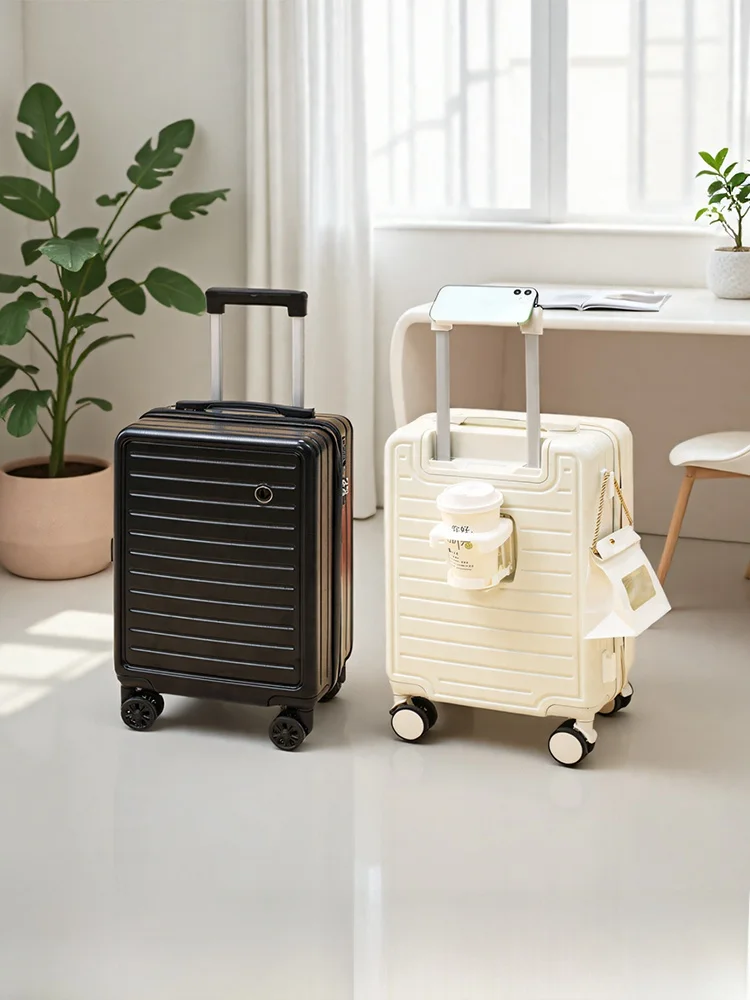 lightweight-women's-20-inch-carry-on-suitcase-2025-new-model-short-trip-plane-pulling-luggage-bag-with-password-lock