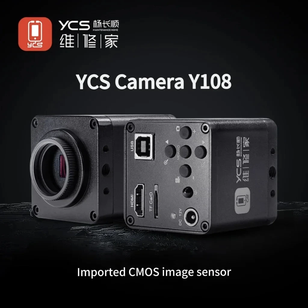 

YCS Y108 4K Industrial Cameras For Microscope Camera Mobile Phone Motherboard Repair And Inspection