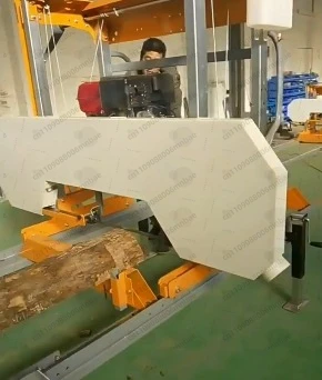 

Портативная цепная пила для лесопилки с сертификатом CE, мини-пила для обработки древесины, горизонтальная ленточная пила для лесопилки
