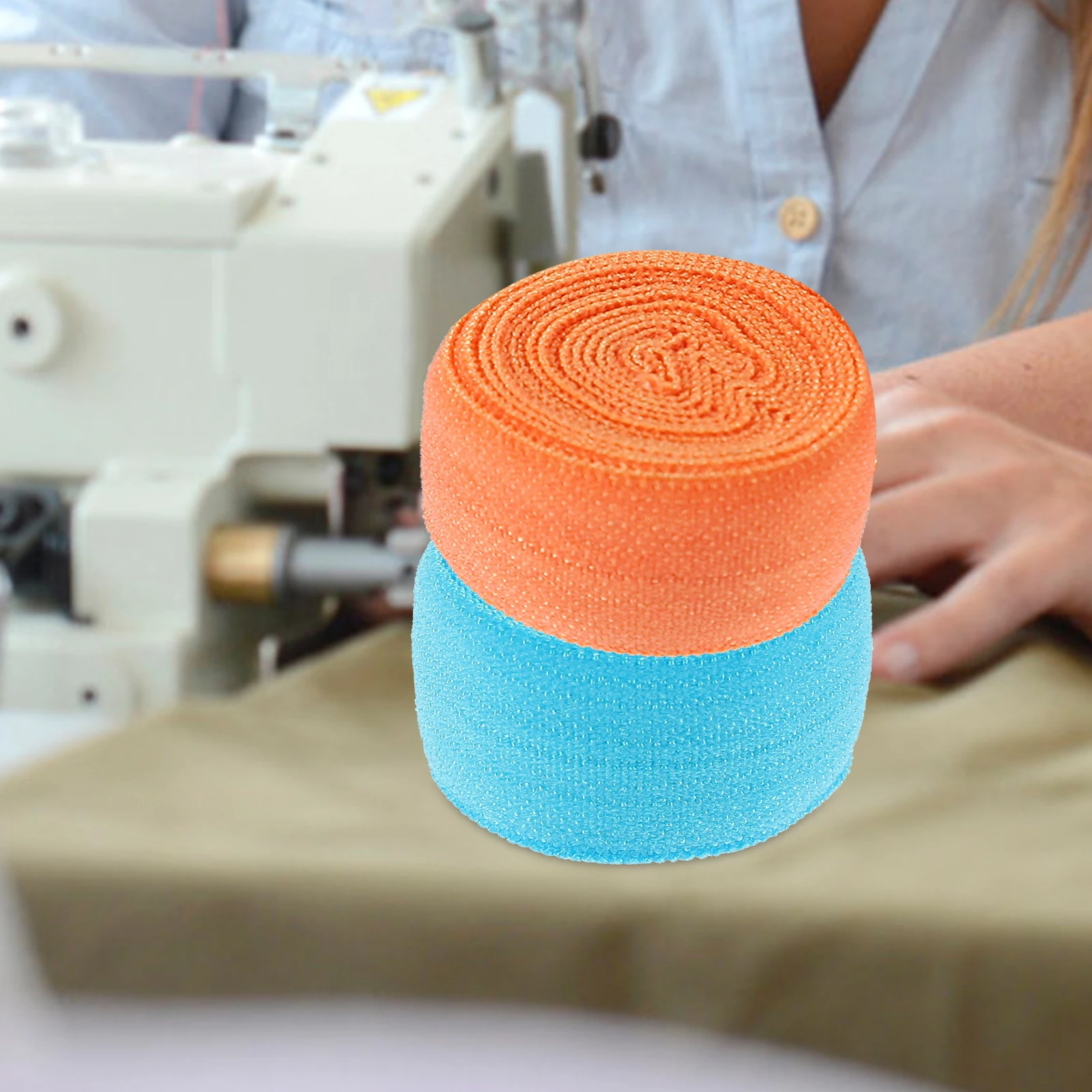 

Elastic Webbing 20 Rolls Fine Costume Ribbon Braided Crafts Nylon Sewing Accessories Clothing Durable Practical Long Service