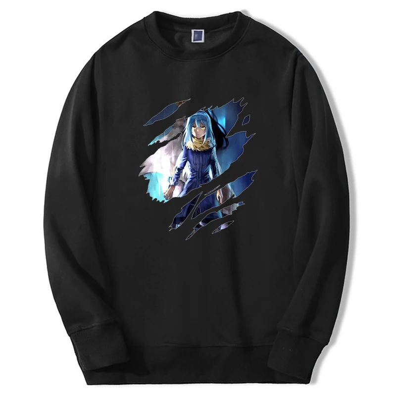 Rimuru Tempest Anime That Time I Got Reincarnated As A Slime Hoodies Sweatshirts Fashion Casual Pullover Harajuku Streetwear