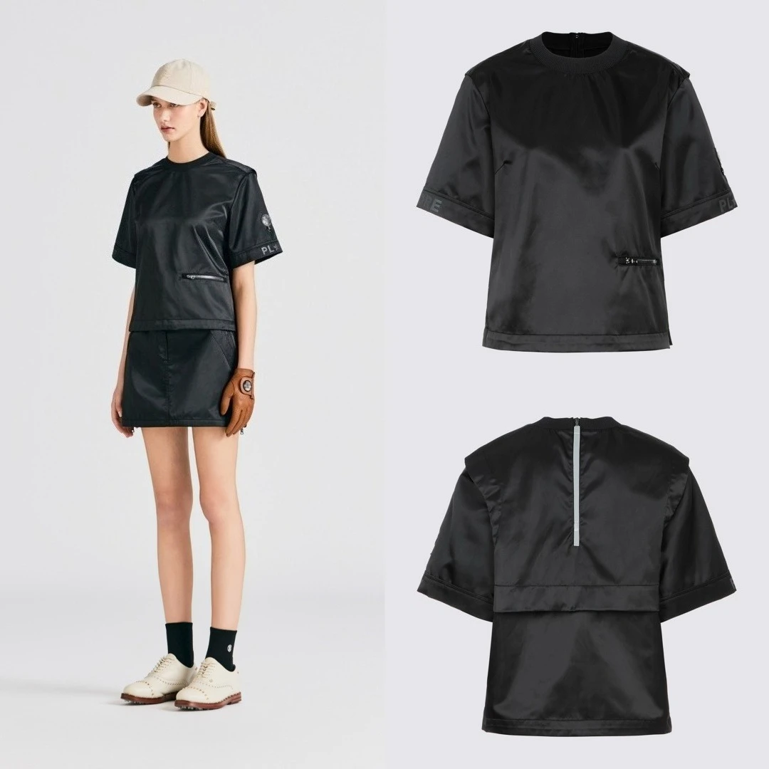 Women's Golf Short Jacket 2026 Fall New Original Korean Windproof High-End Fashion Sporty Outdoor Breathable Soft Quick-Dry Cozy