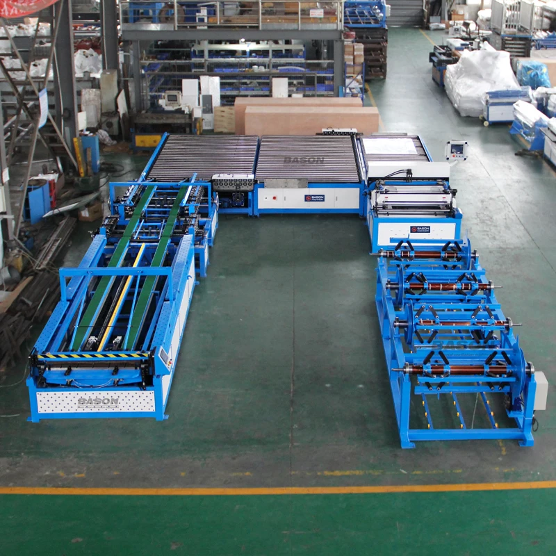 Ductwork Machines HVAC Duct Forming Machine Air Duct Production Line Manufacture Auto Line 6 Air Duct Machine Hvac Manufacture