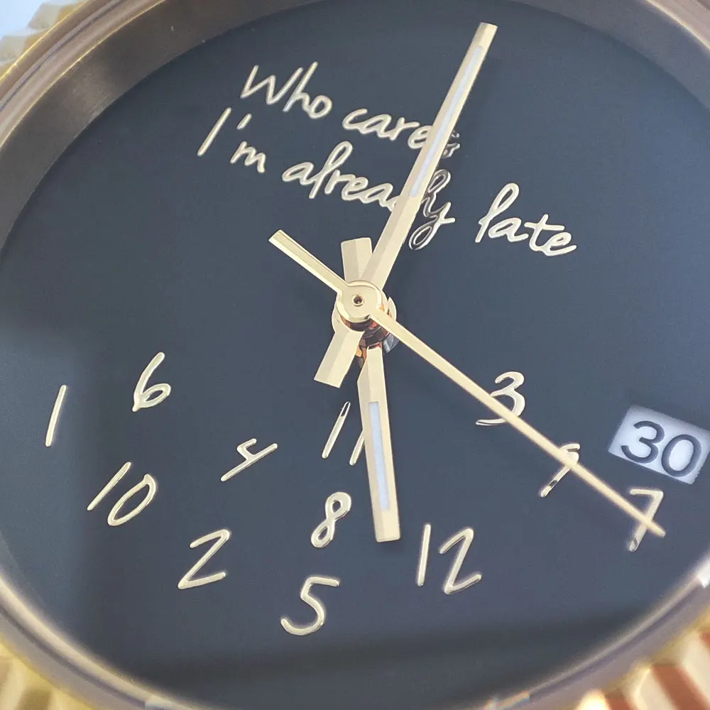 NH35 watch Gold/Silver