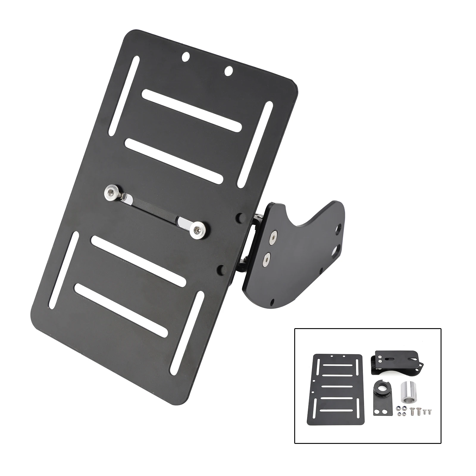 

Topteng License Plate Holder Frame Bracket fit for Softail / Fat Boy / Dyna 2018-2023 2019 2020 2021 2022