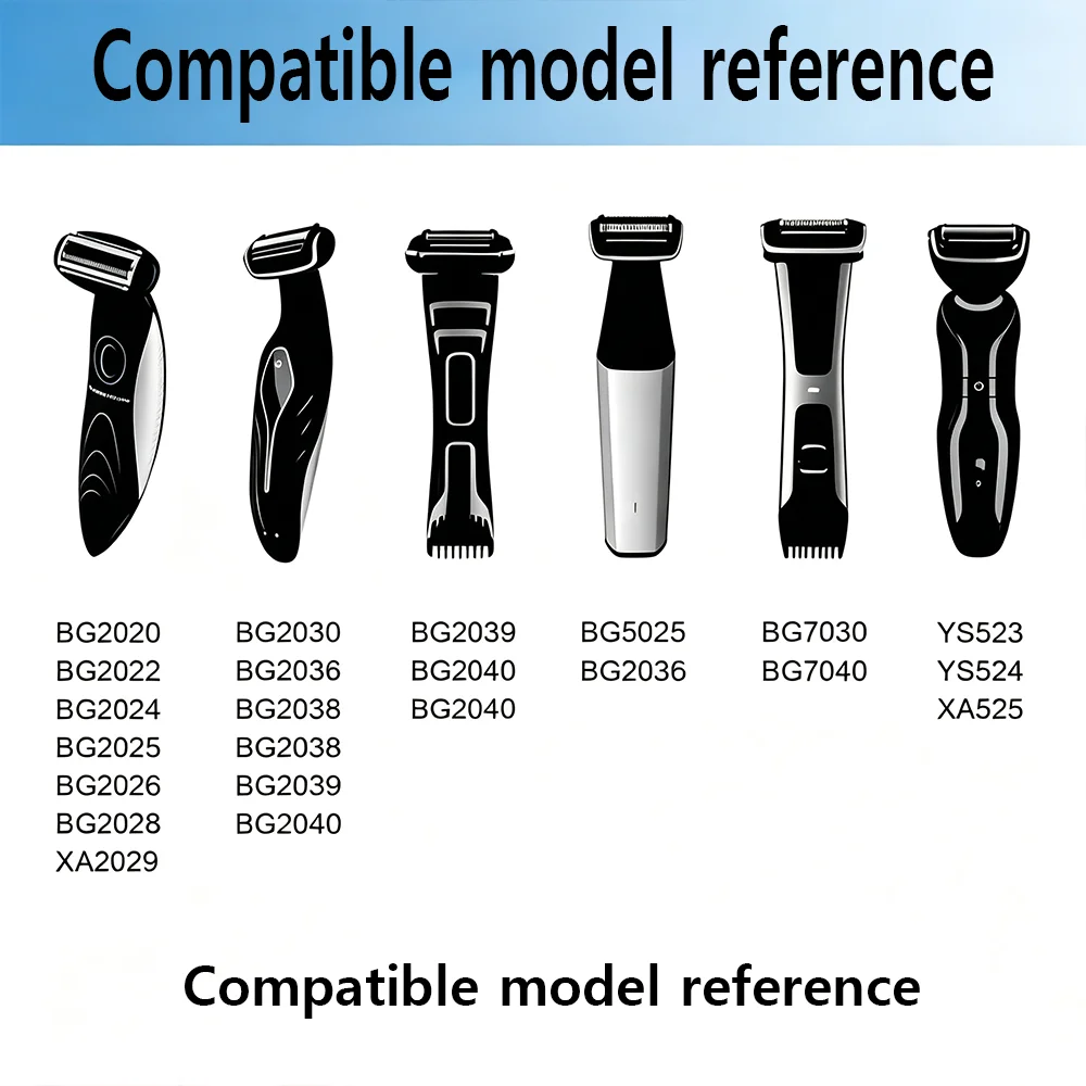 BG2000 Replacement Head BG5025 BG7030 BG7040 BG2030 BG2040 BS2020 BS2022 BS2024 BS2025 BS2026 BS2028 XA2029 BS2036 Beard Trimmer