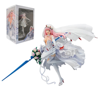 28cm DARLING in the FRANXX Zero Two 02 Sexy Girl Anime Figure Zero Two For My Darling Wedding Action Figure Adult Model Toys