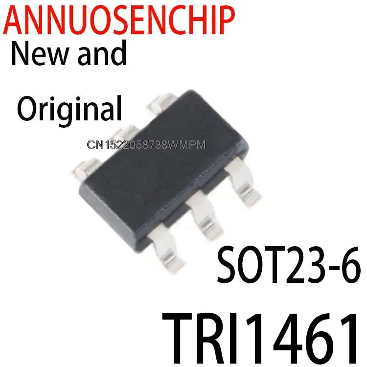 10PCS New and Original  SOT23-6 TRI1461 1461 SOT  TRI1461