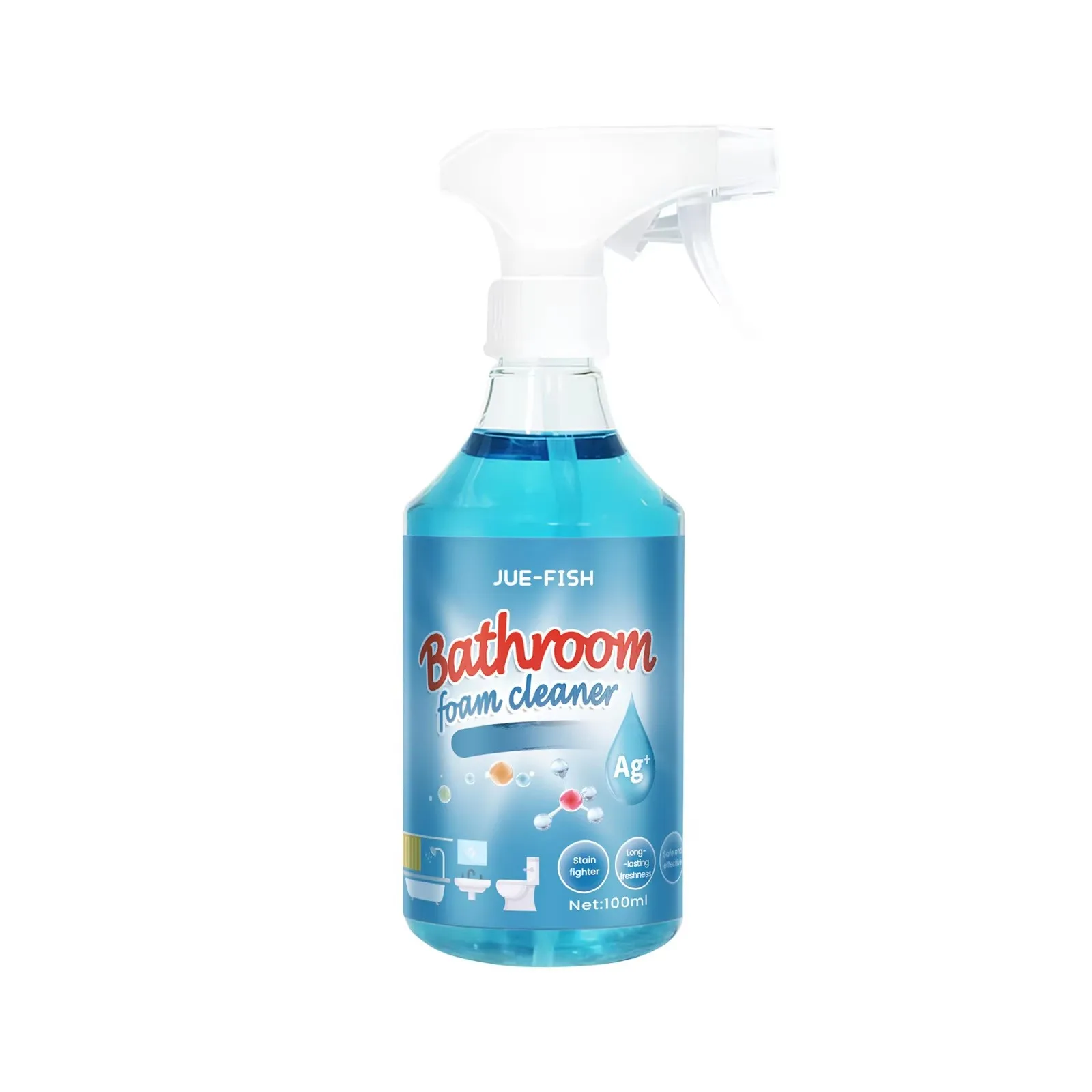 Bathroom Cleaner Spray Removes Mold Descale Cleaning Foaming Shower Cleaner Glass Limescale Polishing Toilet Descaling Liquid