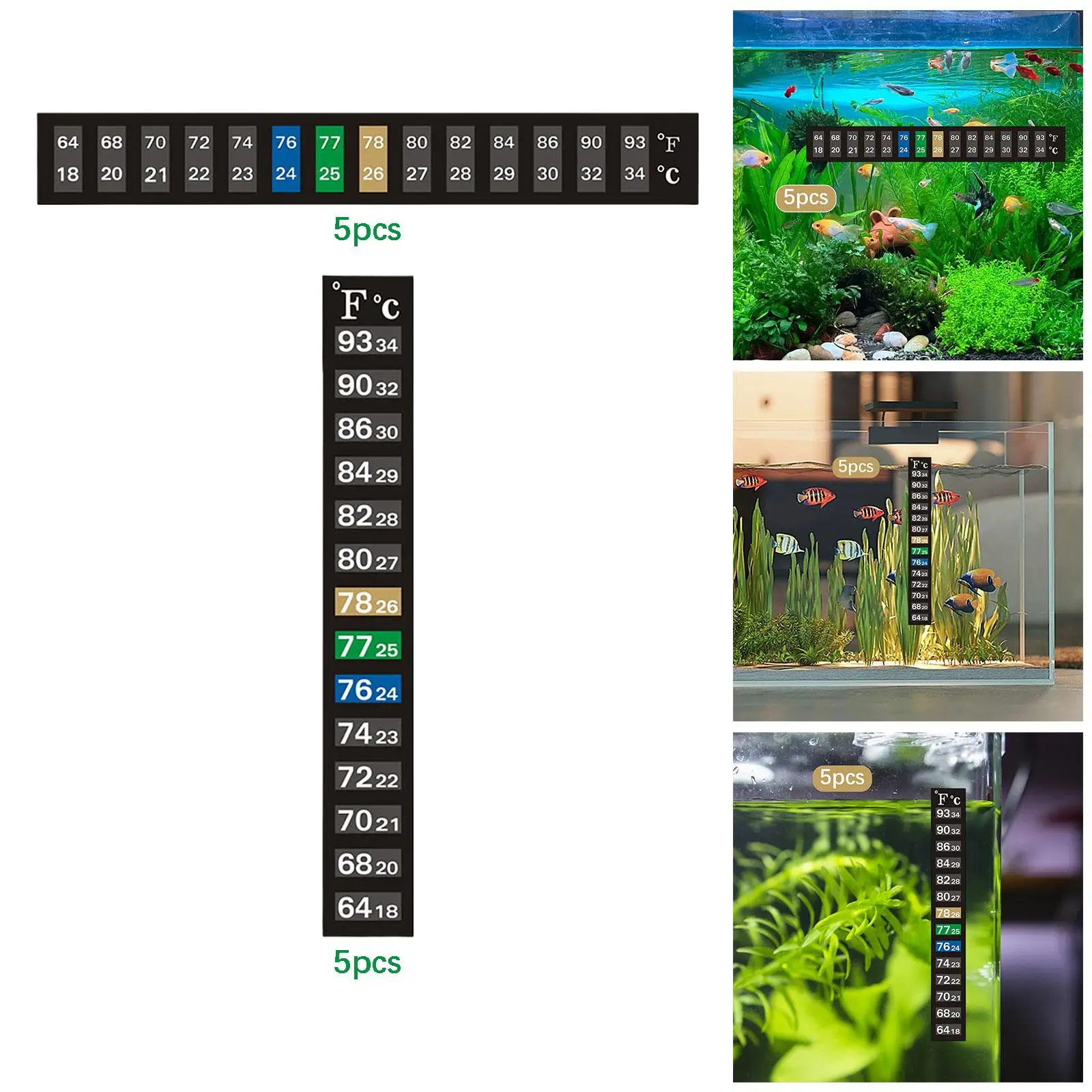 5X Aquarium Thermom…