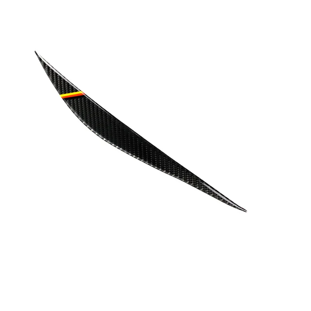 2PCS 3 Style Sticker Carbon Fiber Headlight Eyebrows Eyelid Trim Eye Lid Cover Decoration for BMW F30 F34 320i 325i 316i