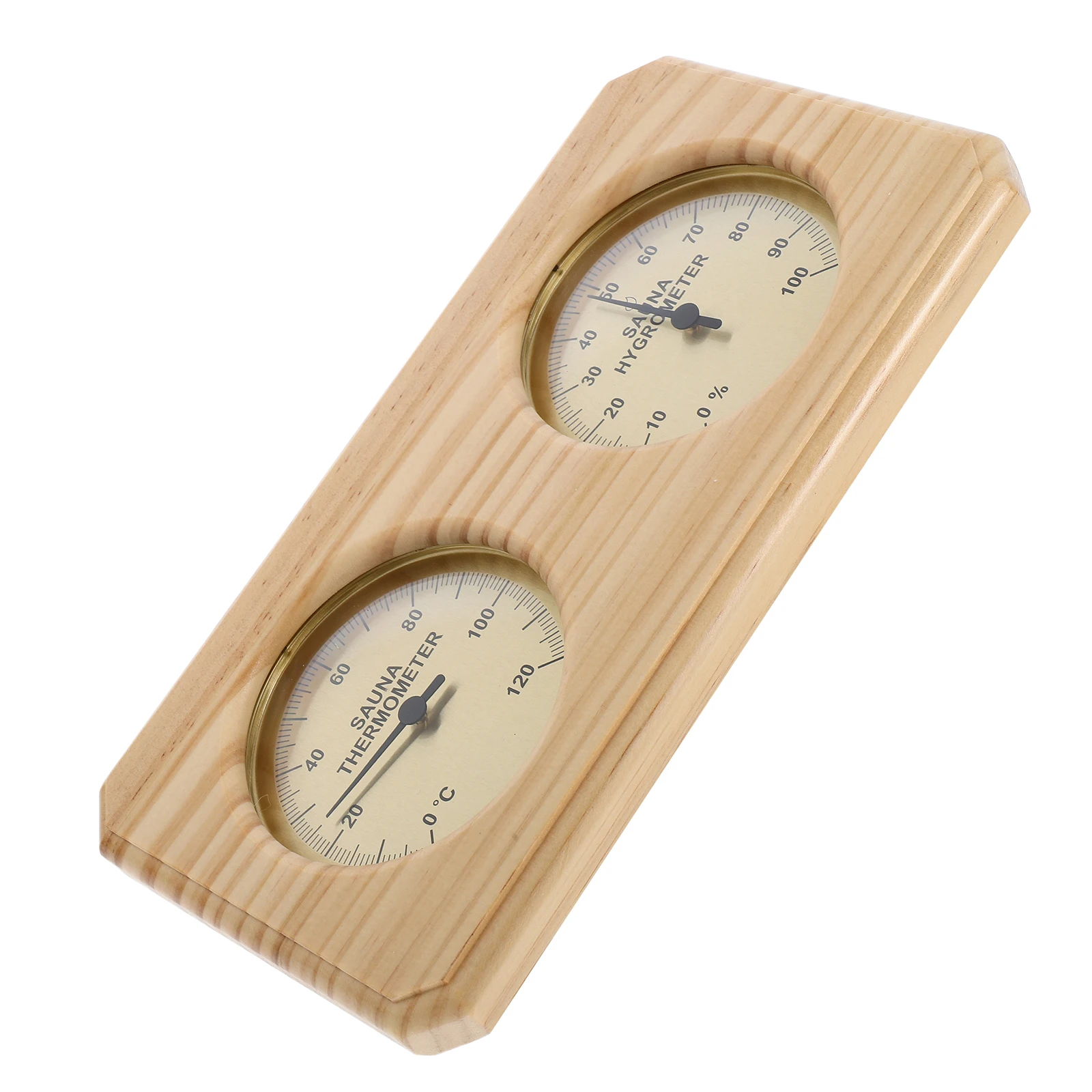 

Thermometer Hygrometer for Sauna Wooden Indoor Temperature Humidity Monitor Home Steam Room Accurate Reading Equipment