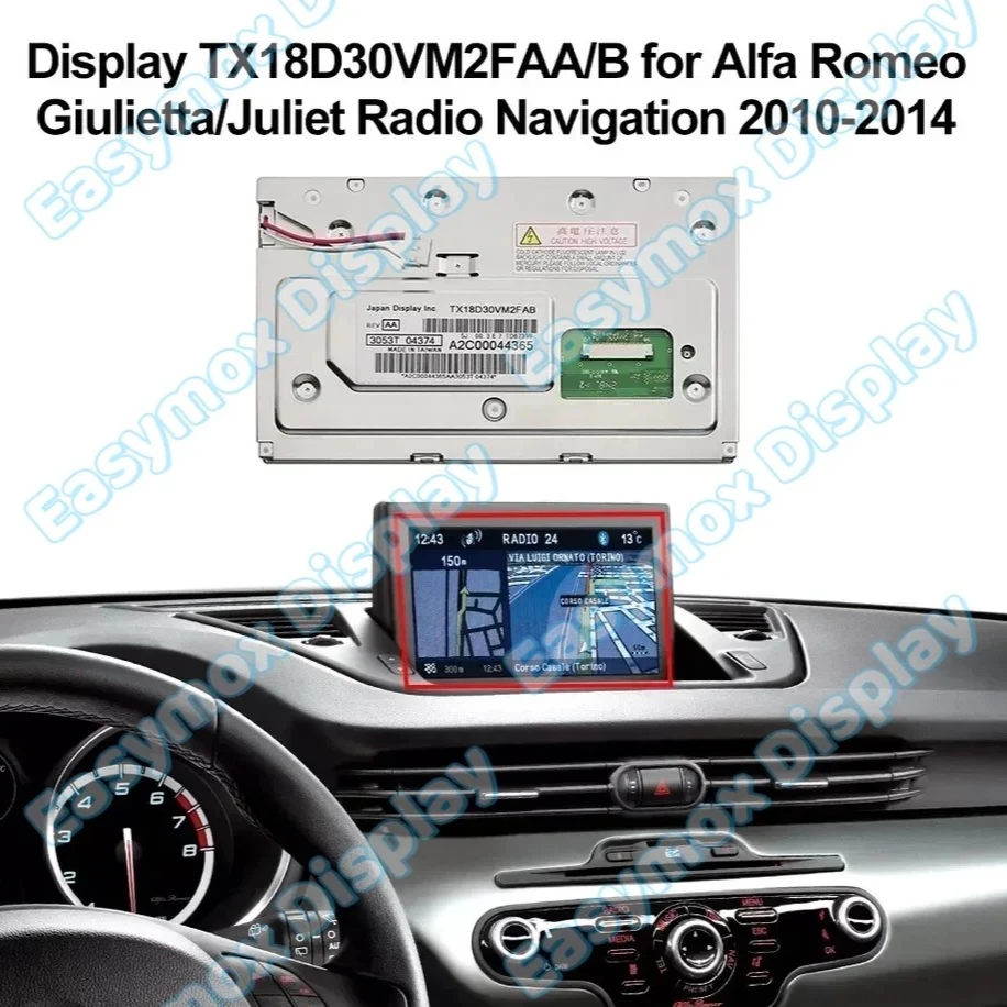 عرض TX18D30VM2FAA/B لسيتروين C3 C4 C5 C8 DS3 راديو الملاحة 9673538880 استبدال الشاشة