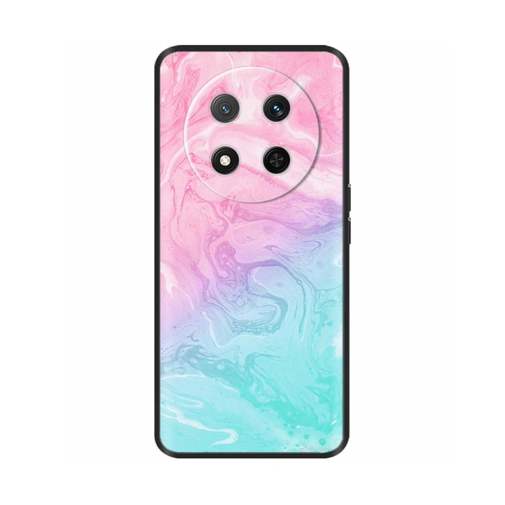 For Honor Magic7 Lite Case Black Cover Cool Lion Wolf Skull Silicone Soft Back Cases For Honor X9C Magic 7 Lite Protective Case