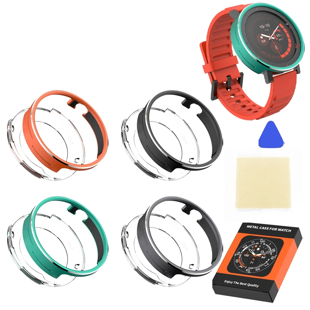 Metal Bezel Case for CMF BY NOTHING Watch Pro 3 Smartwatch Protective Frame Bumper Shell Case for Nothing Watch Pro 3 Accessory