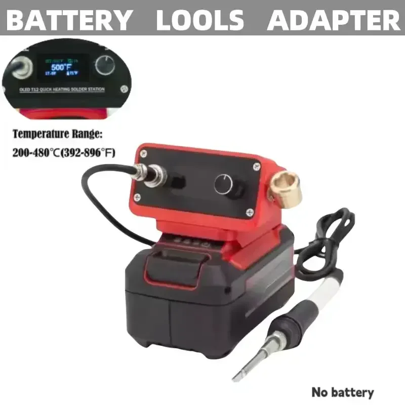 Ferro de Solda Portátil Estação de Solda Solda sem Fio Bateria Mudança x T12 18v T12