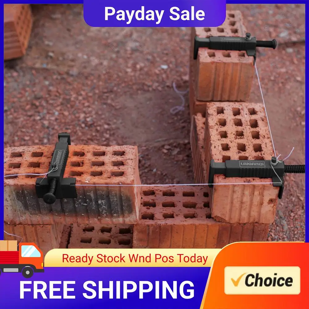 

2 Pcs Bricklaying Construction Tool Liner Wall Builder Wire Drawer Bricklaying Tool For Building Fixer Construction Fixture