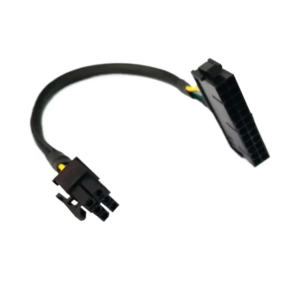 ATX PSU estándar 24 pines hembra a 6P macho Cable convertidor adaptador de corriente interno para placa base Dell 6 PIN 3060 5060 7060