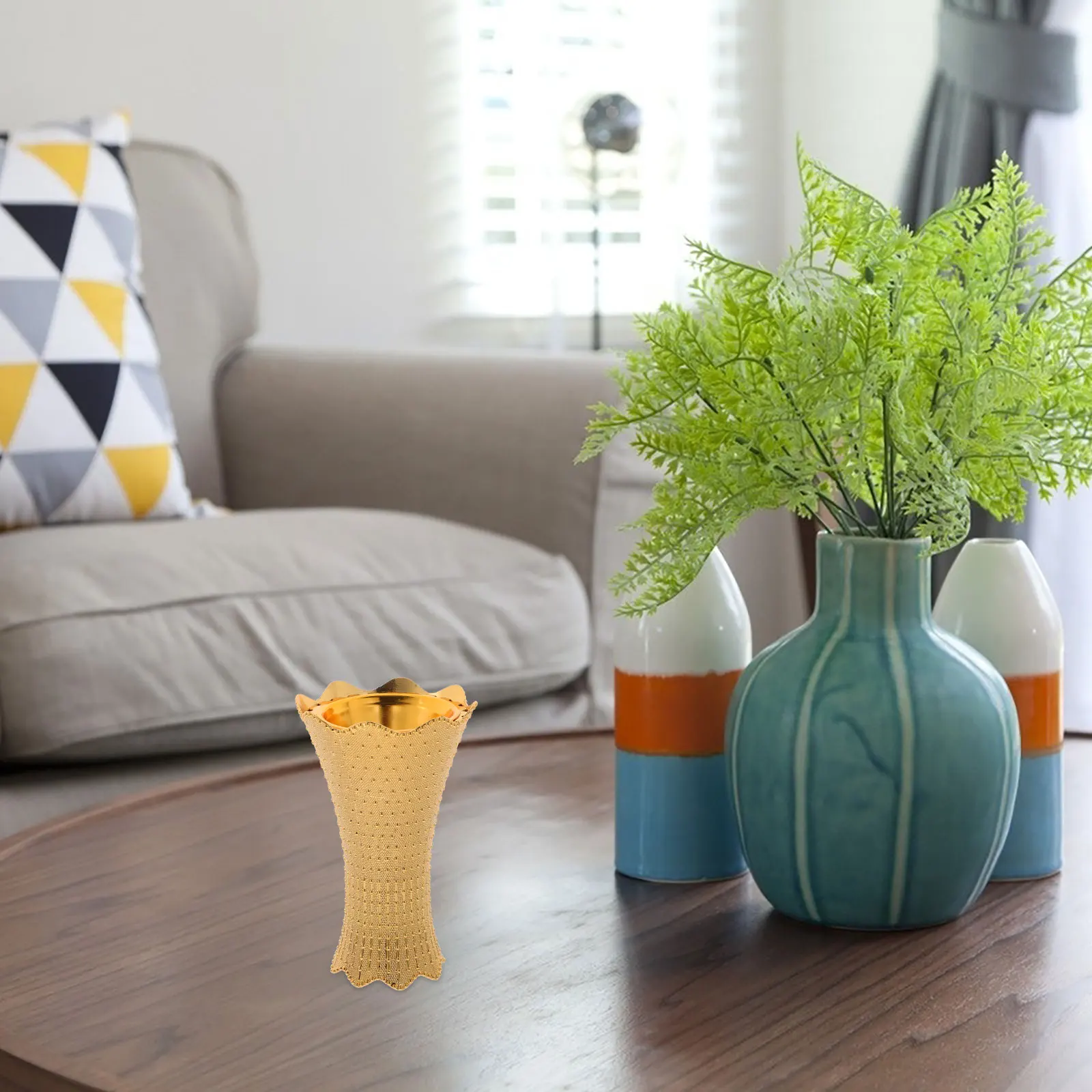 

Vintage Incense Holders Hollow Censer Indoor Ornament Sturdy Desktop Burner for Home Decoration Exotic Middle Eastern Style Gift