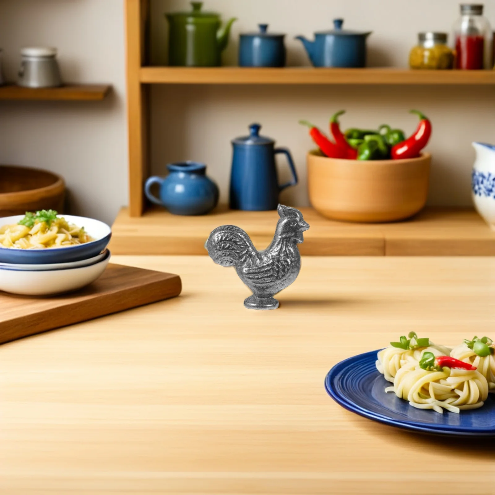 

2pcs Cast Cooking Tool Chicken For Cooking Natural Iron Enrichment Supplement For Vegans Athletes Reusable Kitchen Accessory