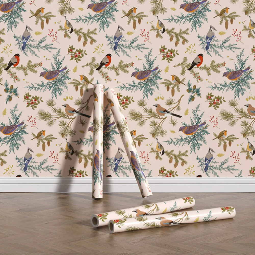 

Самоклеящиеся обои с животными и растениями, настенные обои для ТВ-фона, самоклеящиеся наклейки для украшения стен дома, съемные