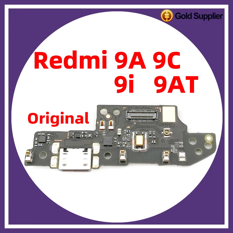 

Original For xiaomi Redmi 9A 9C 9i 9AT 9 Dock Connector USB Charger Charging Port Flex Cable Board Replacement