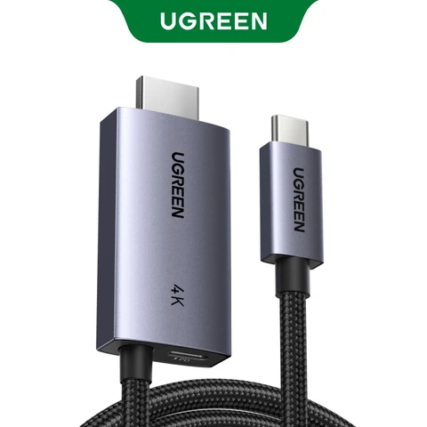 UGREEN Кабель USB C - HDMI с зарядкой 100 Вт