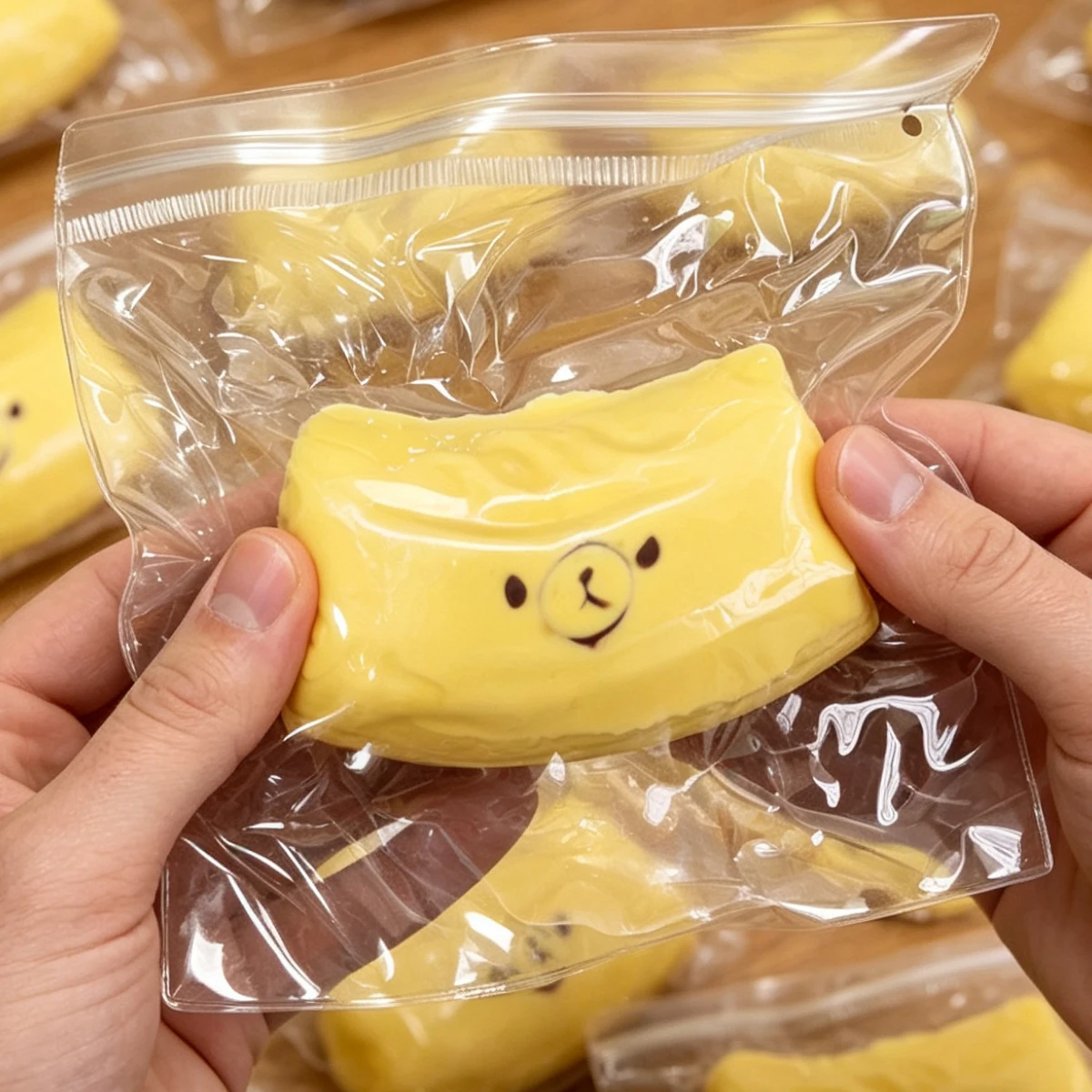 

2026 New Rilakkuma Silicone Bear Carrot Squeeze Slow Rebound Portable Stress Relief Toy Squishy Toys Squishies