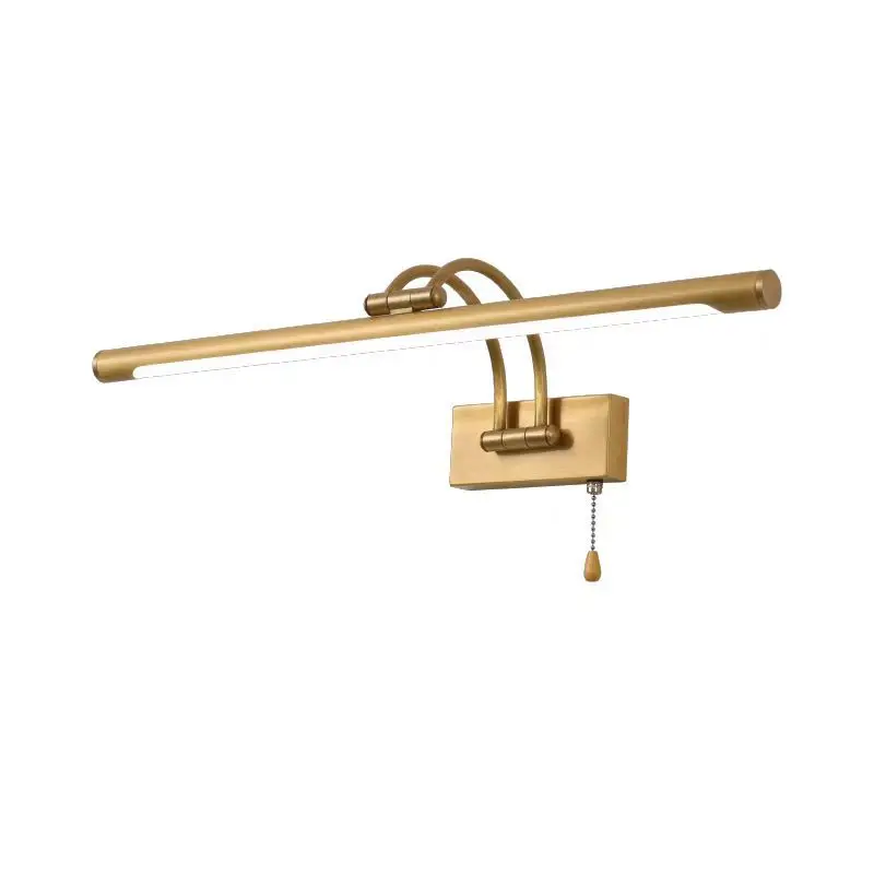 Specchio faro led bagno nero con interruttore luce lavabo di lusso senza punzonatura armadio specchio comò camera da letto