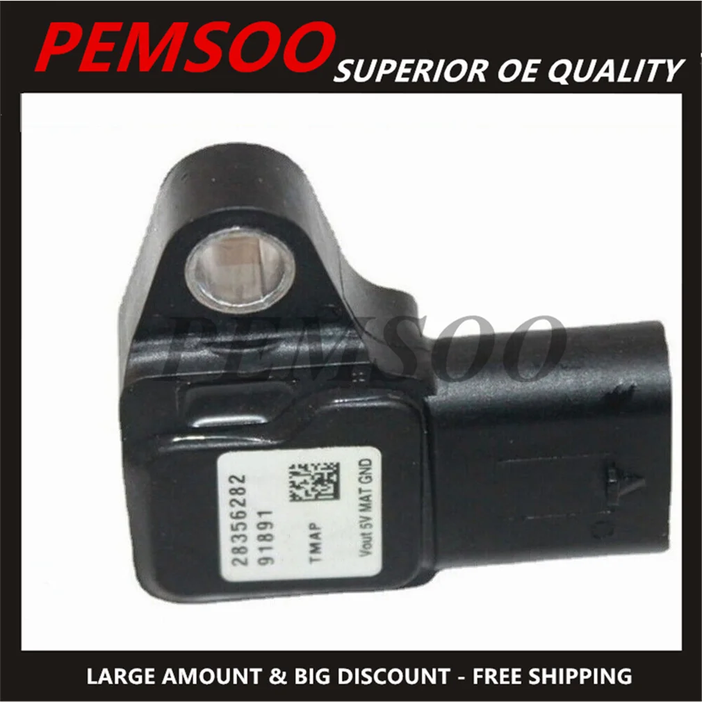 Air Pressure MAP Sensor 28356282 for EB830 209 FXBB HARLEY DAVIDSON Motorcycle BENELLI TNT125 TNT135 BJ125-3E 28357584 28439888