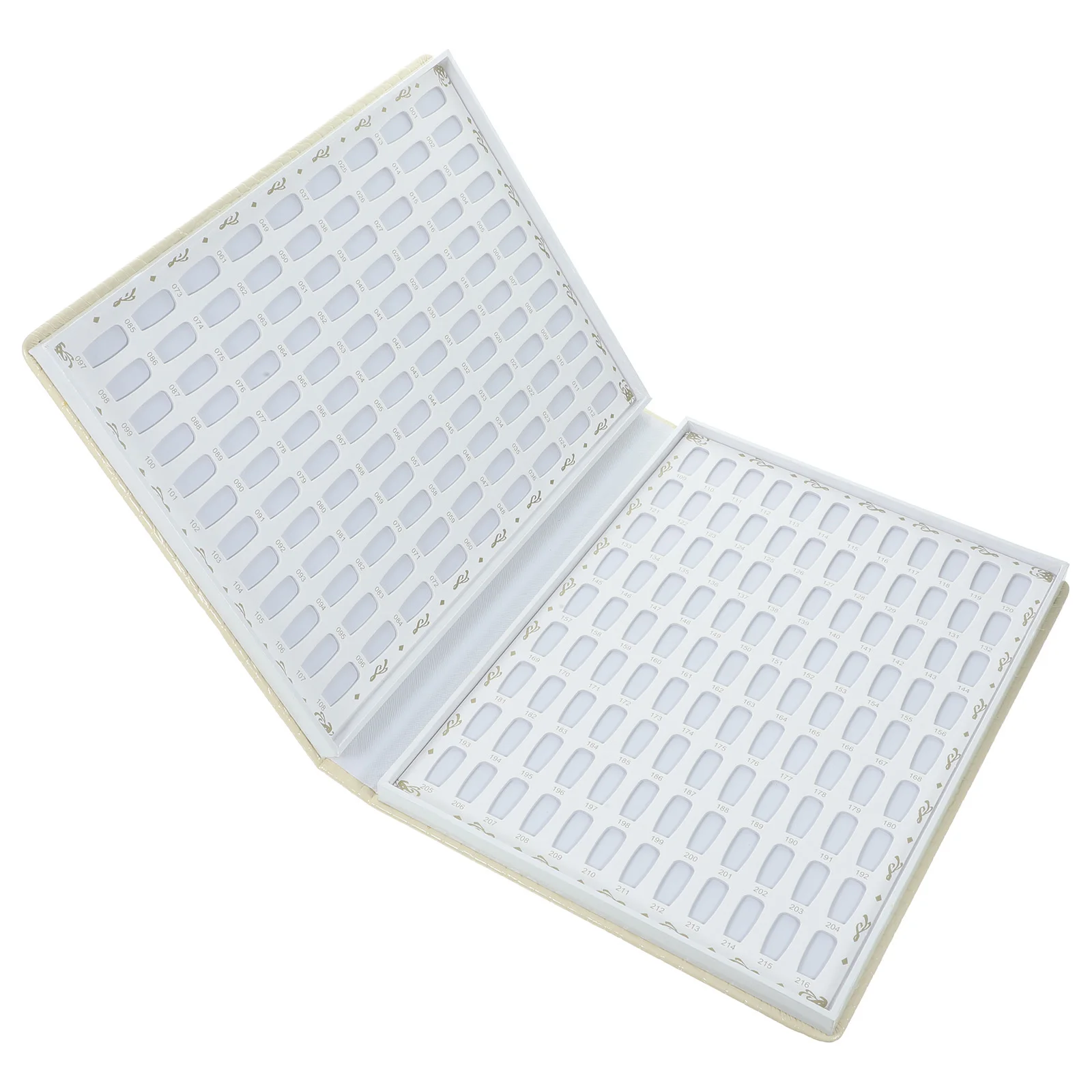 

Nail Polish Glue Display Card 216 Colors Alligator Fine Workmanship Attracts Customers Promotes Sales Easy to Use Professional