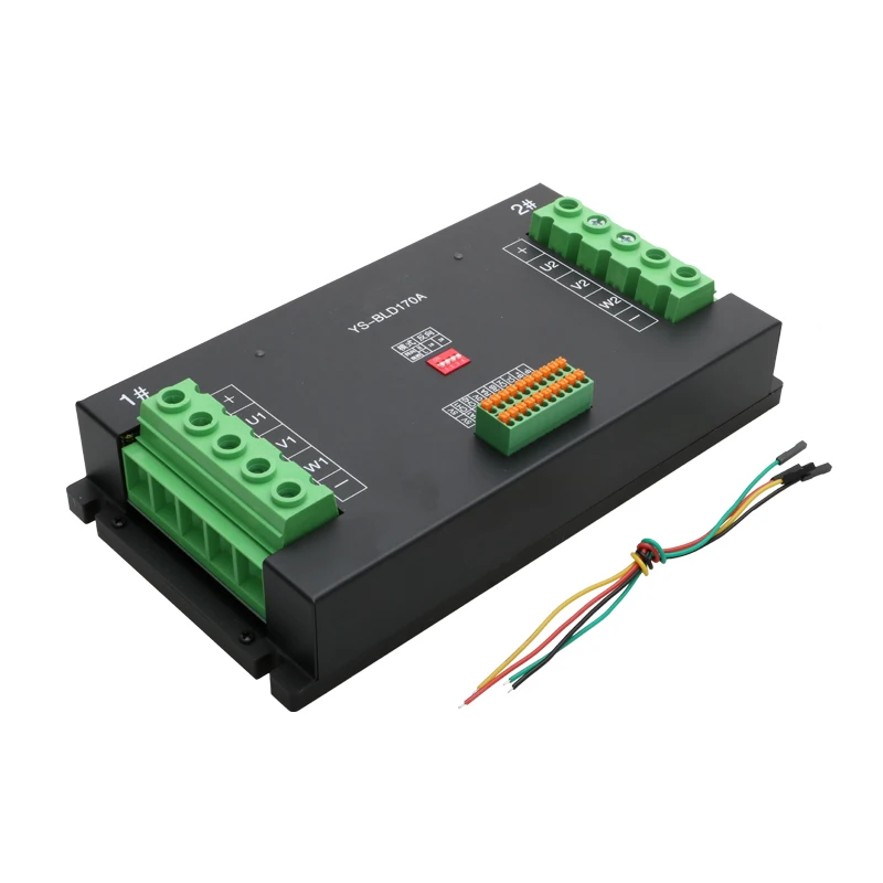 1PCS 1KW/2KW Brushless Dual-Channel Motor Controller Wheel Hubs Electronic Control  Modified Parts for RC Tracked/Lawn Mower Mod