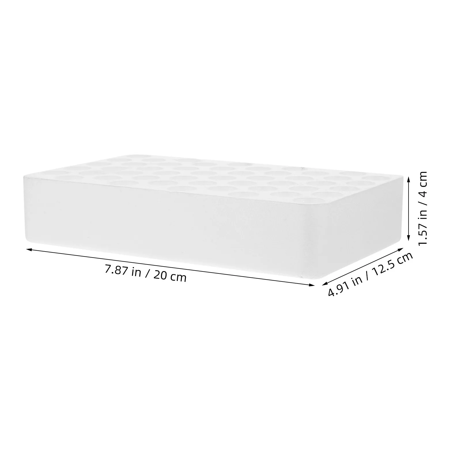 Centrifuge Tube Rack Foam Base 50 Holes Test Tube Holder Sampling Test Tubes Organizer Laboratory Storage Sampling Tubes Rack view 5