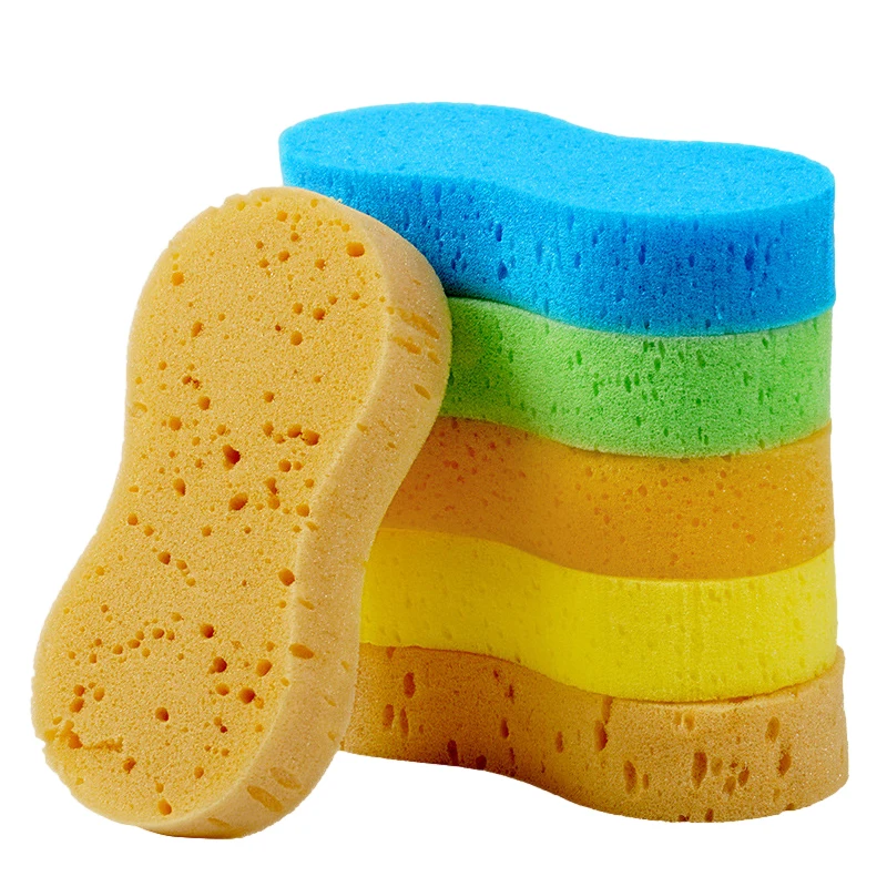 Éponge de lavage de voiture en accent d'abeille, grandes éponges, haute densité, mousse de nuit, détails automatiques, outils de livres, accessoires de voiture