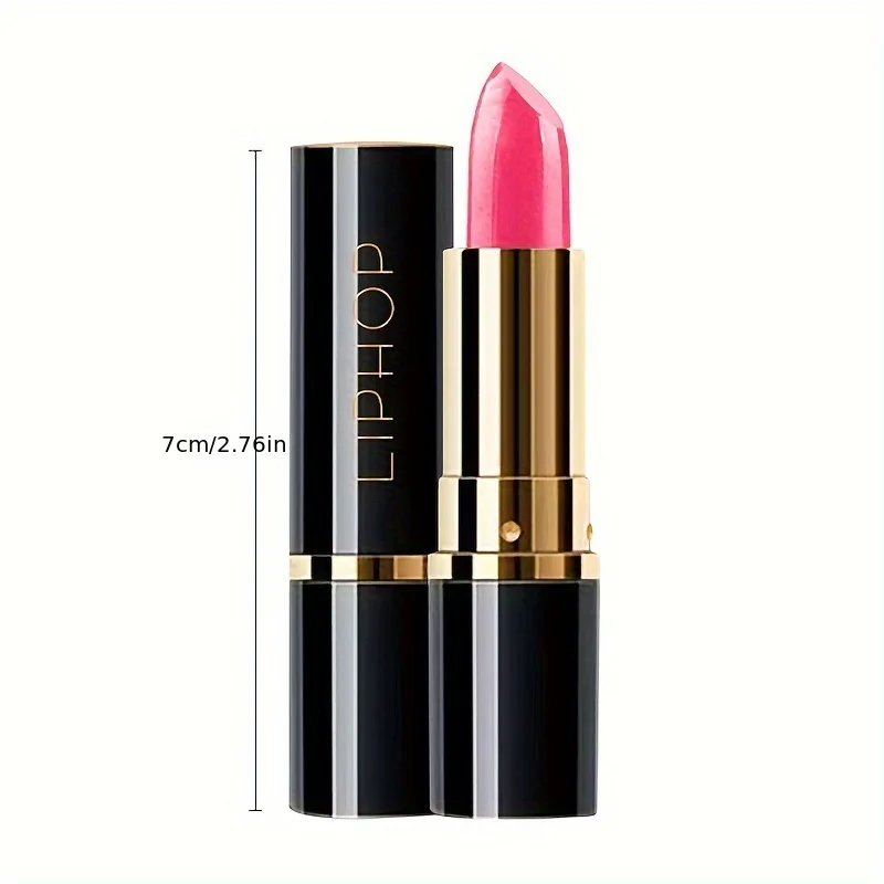 파인 쉬머 립스틱 비 페이딩 펄 쉬머 립스틱 스몰 골드 다이아몬드 오래 지속되는 모이스춰 라이징 스틱 컵 립밤
