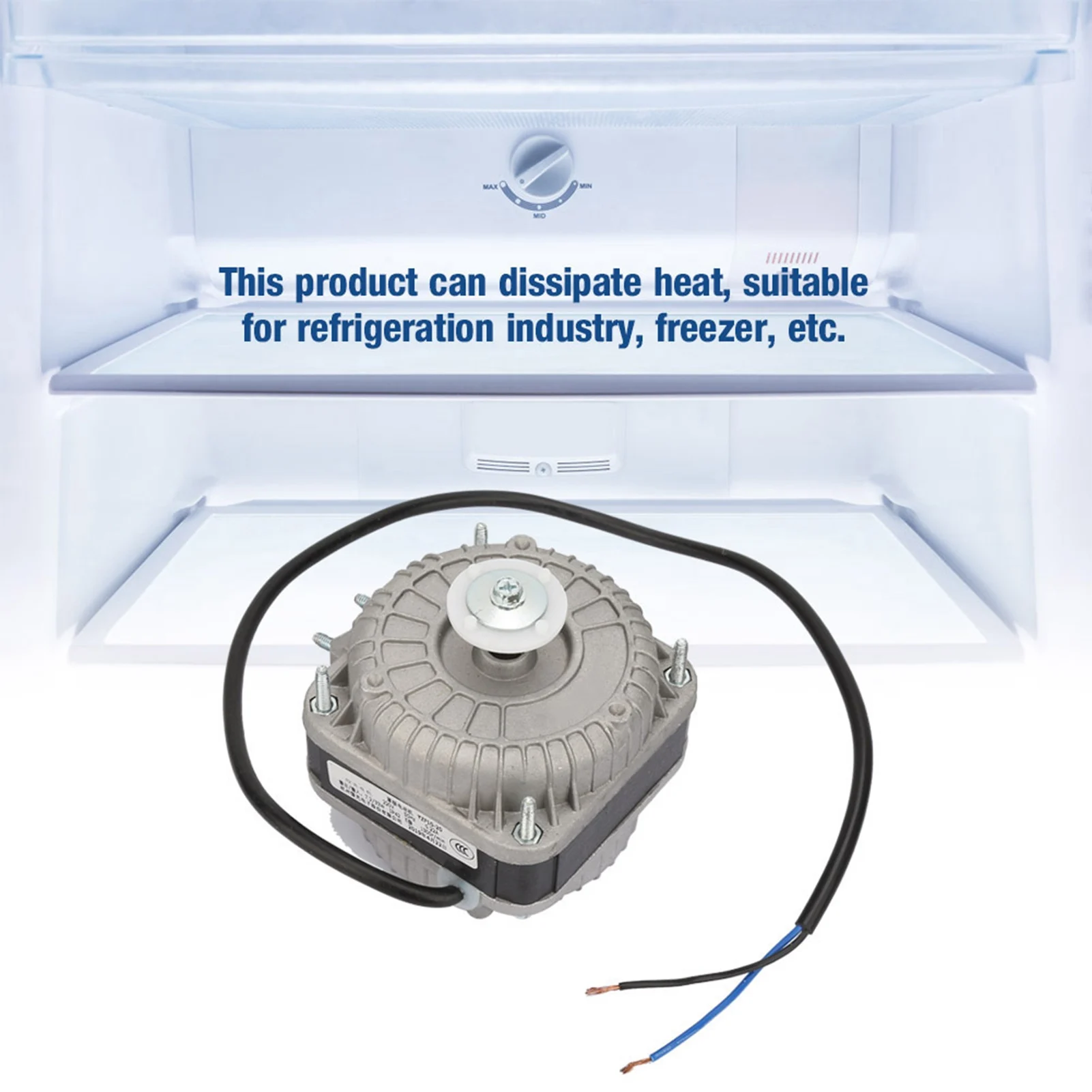 YZF10‑20 High Speed Condenser Motor Fit for Refrigerator Industry 33W 220V 0.22A