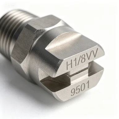 High Pressure HVV Flat Fan Spray Nozzle 65 95 110 Degree Fan Jet Tip Industrial Spraying System Cleaning Accessories