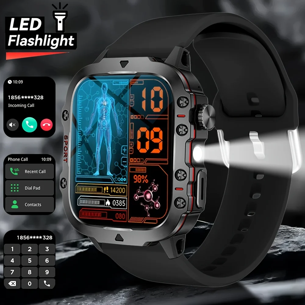 

Smart Watch, Premium 1.81-Inch Touchscreen, 180Mah Battery, with Call Reminder/Multi-Dial/Multi-Sports Mode/Music Control